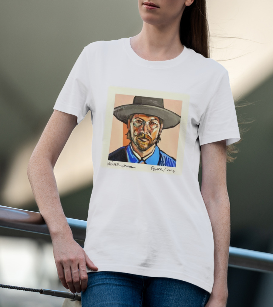 Wilder Woods Fever Sky Painting Portrait Hat Bold Brushstrokes T-Shirt