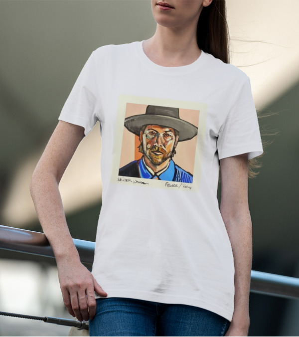 Wilder Woods Fever Sky Painting Portrait Hat Bold Brushstrokes T-Shirt
