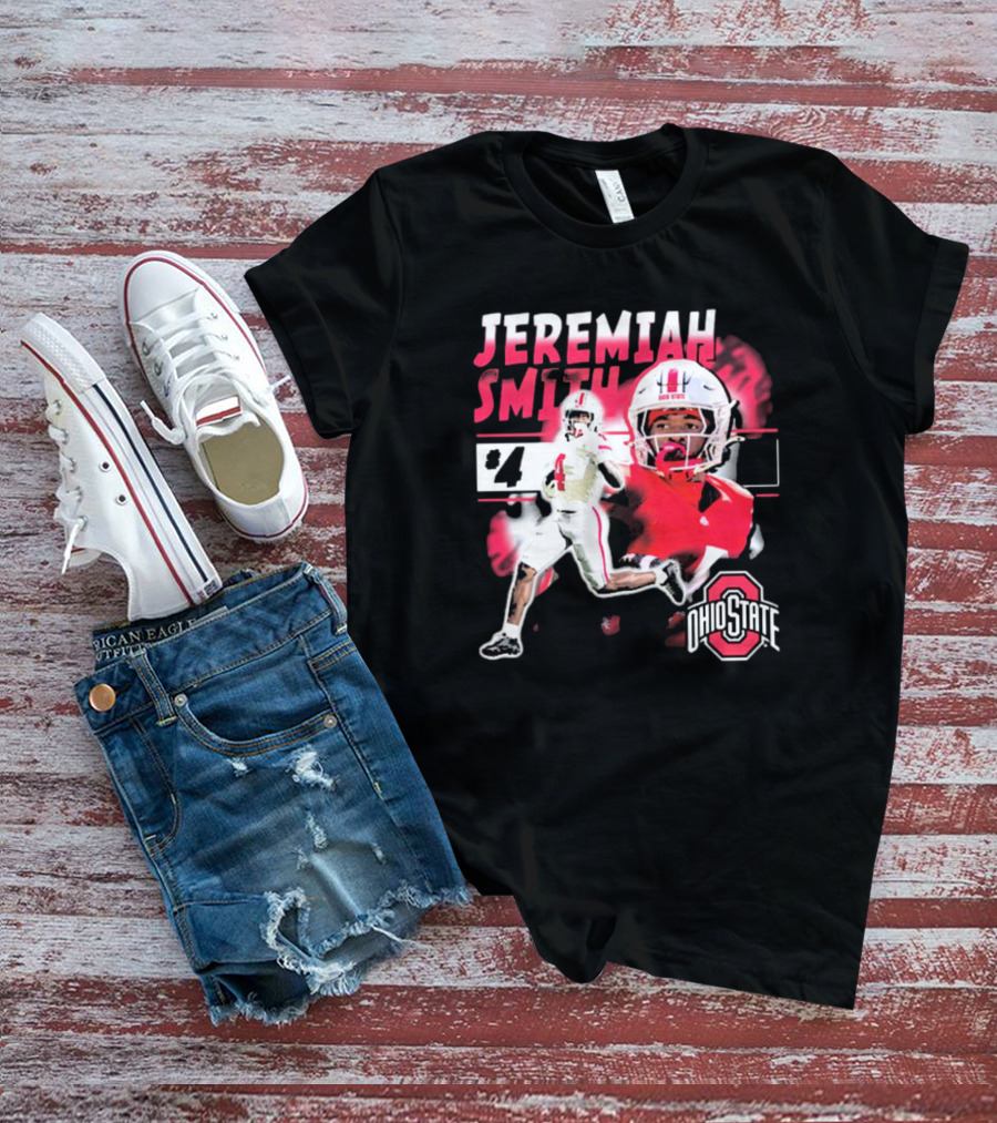 Jeremiah Smith #4 Ohio State Buckeyes Football Freshman Achievement T-Shirt