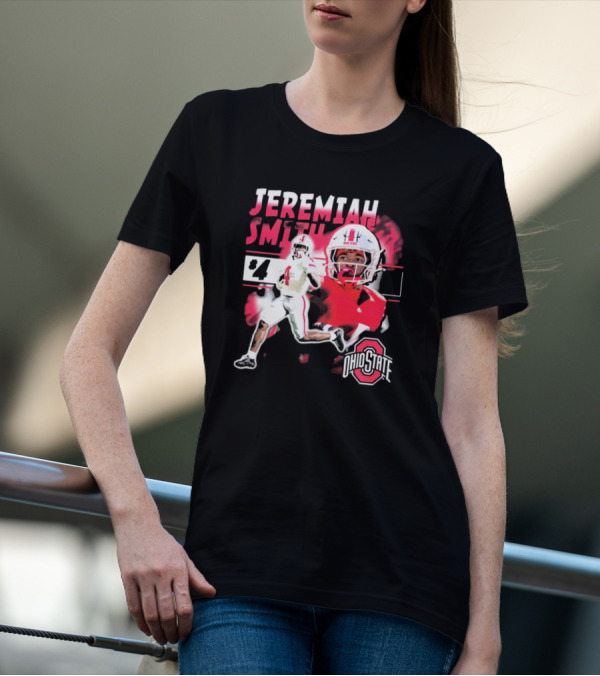 Jeremiah Smith #4 Ohio State Buckeyes Football Freshman Achievement T-Shirt