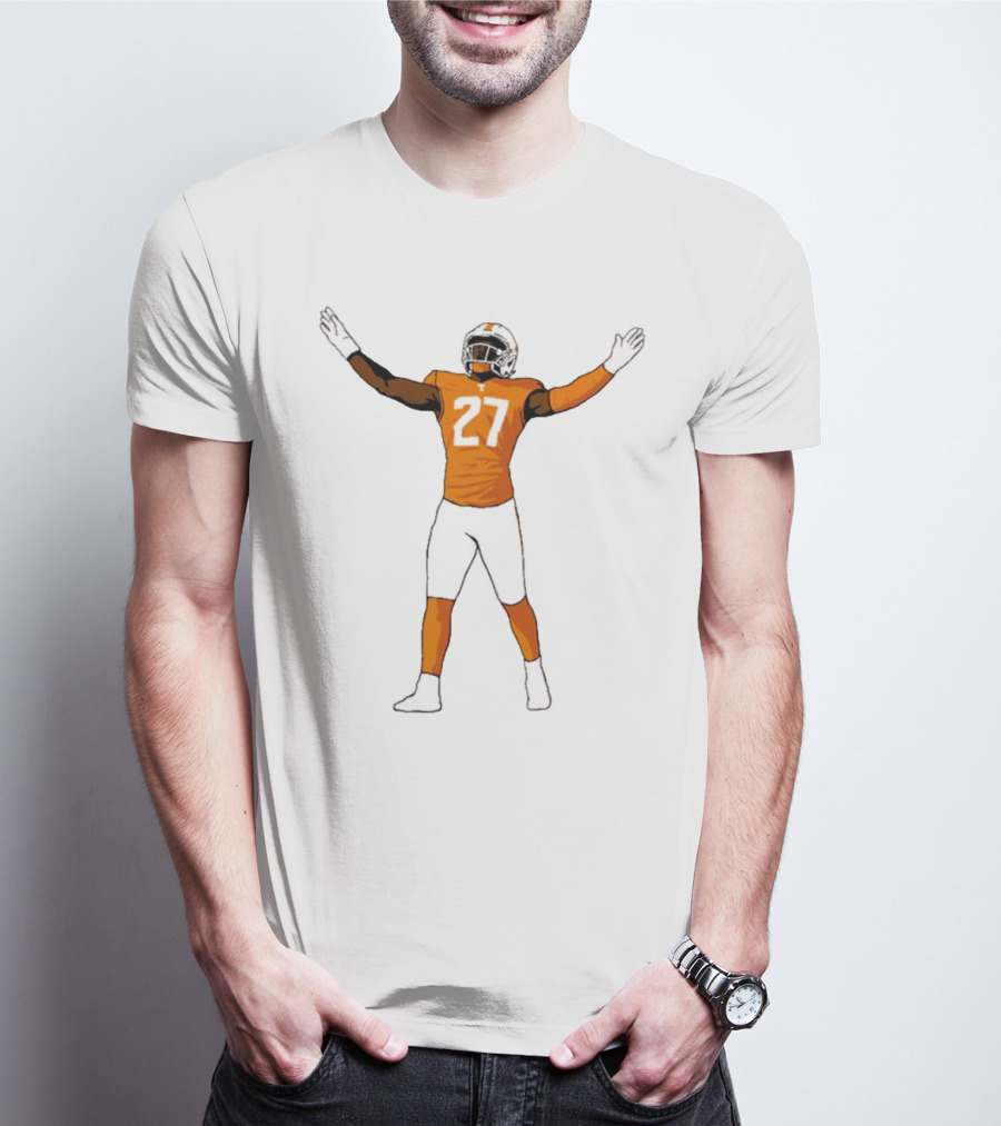 James Pearce Jr #27 Tennessee Volunteers Football Player T-Shirt