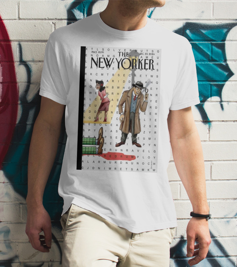 The New Yorker Kate Beaton Murder Mystery Redrum Dec 23 T-Shirt
