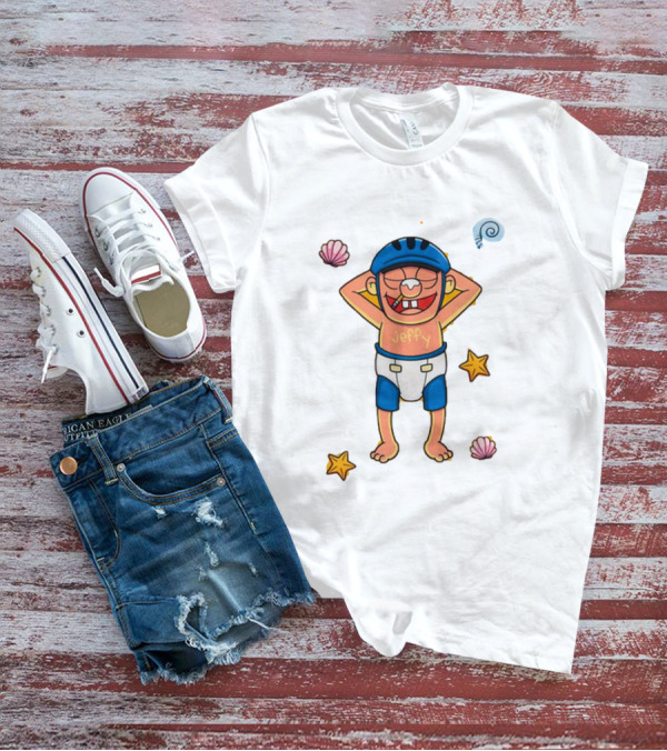 SML Merch Jeffy Summer Beach Character With Seashells And Starfish T-Shirt