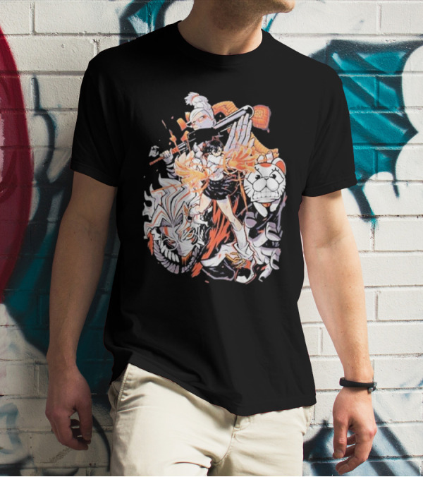 Doodle Toon Dandadan Manga Character Compilation T-Shirt