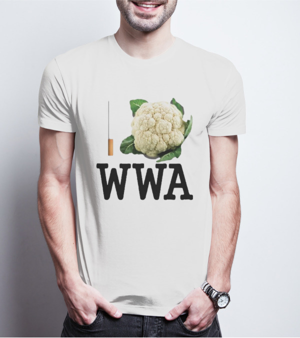 Taco Hemingway Trójkąt Warszawski Biały Cauliflower WWA T-Shirt