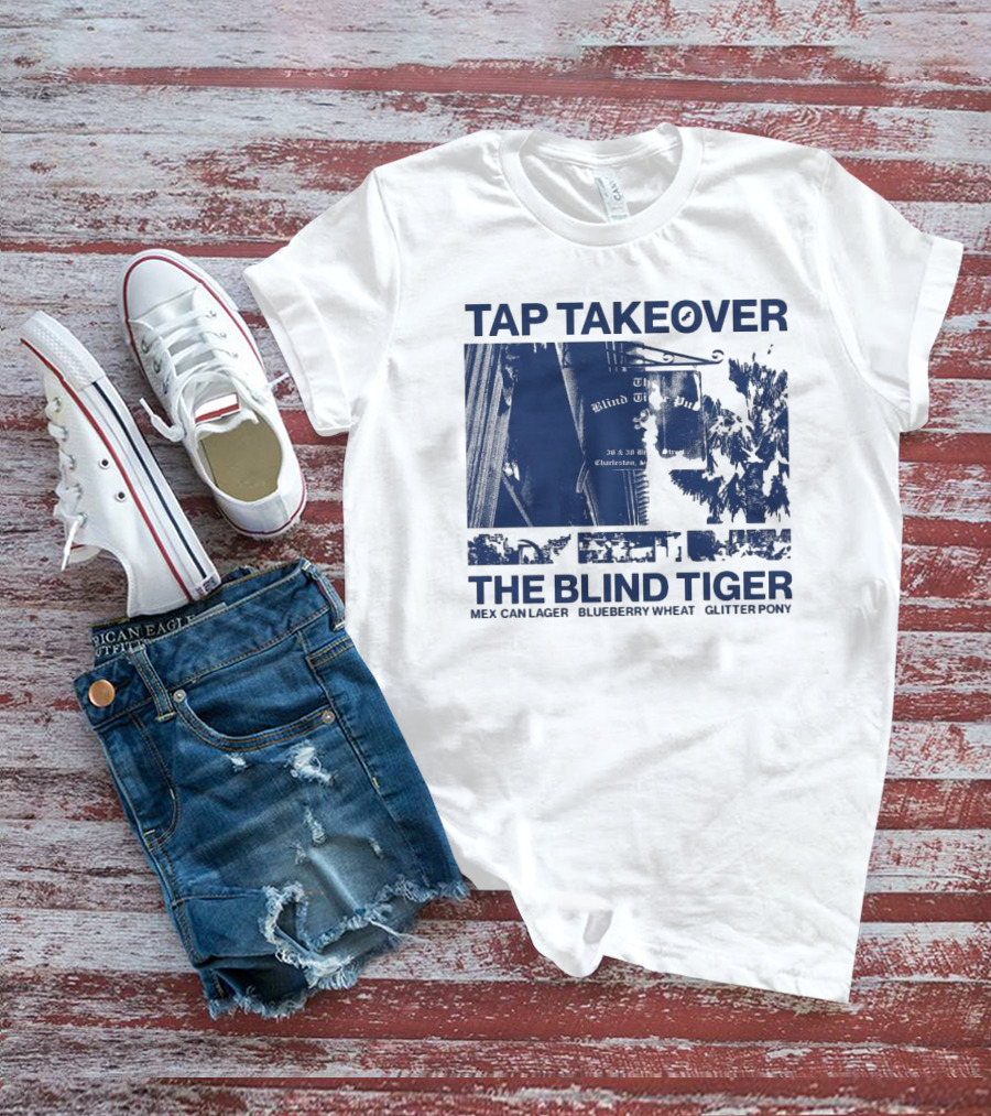 Tap Takeover The Blind Tiger Mex Can Lager Blueberry Wheat Glitter Pony T-Shirt