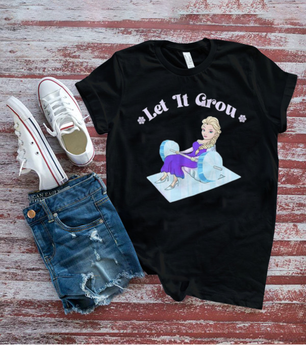 Elsa Let It Grow Frozen Exercise T-Shirt