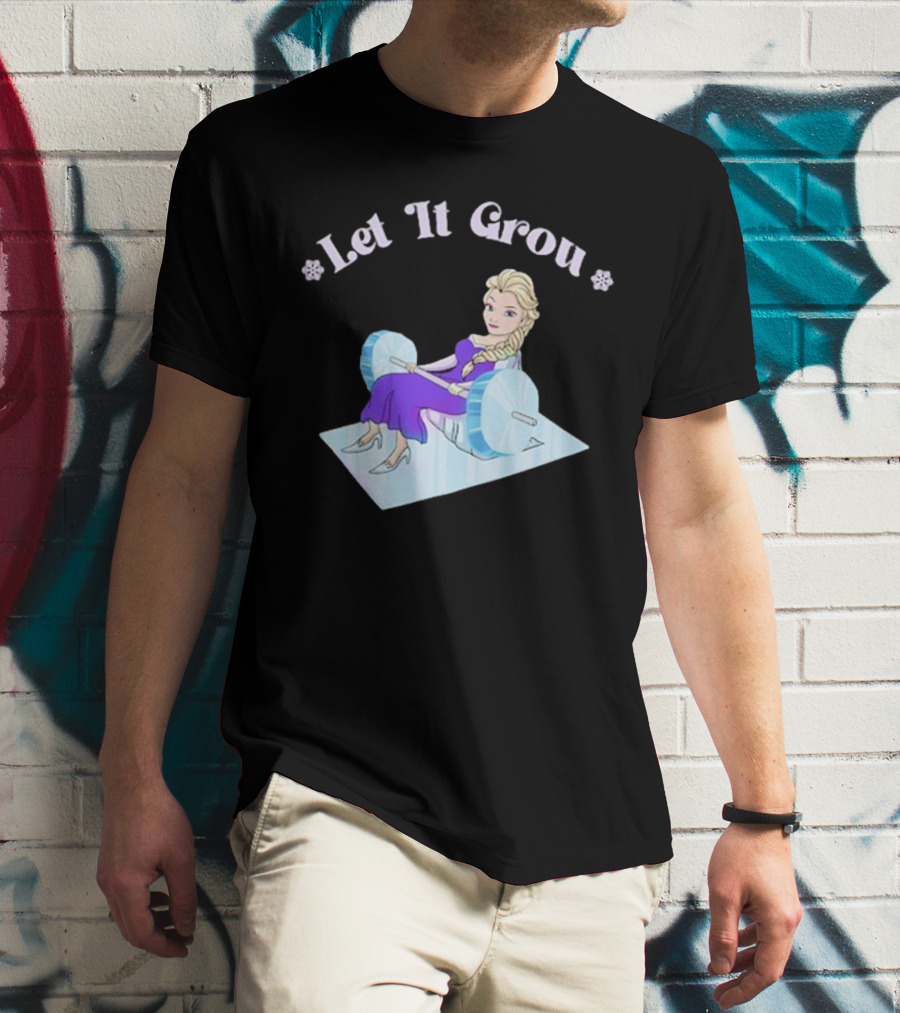 Elsa Let It Grow Frozen Exercise T-Shirt