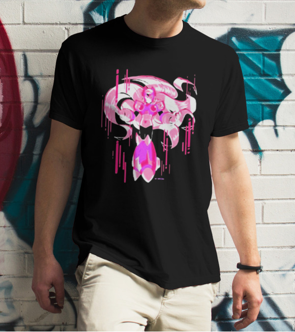 Mega Man Zero Awakened Pink Heroic Armor T-Shirt