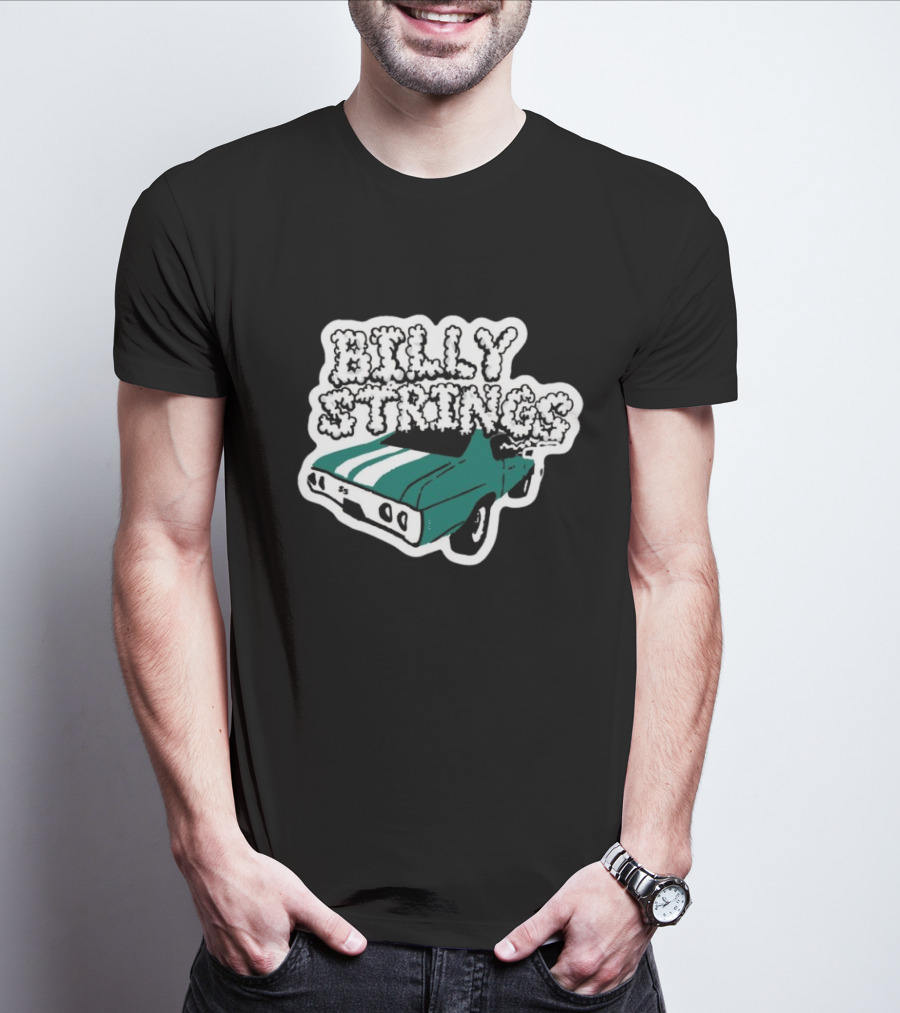 Billy Strings Imogene Willie Highway Prayers Green Car T-Shirt