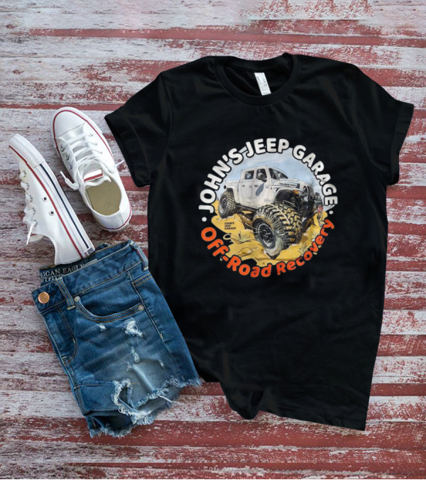 JOHN'S JEEP GARAGE RUBICON OFF-ROAD RECOVERY T-Shirt