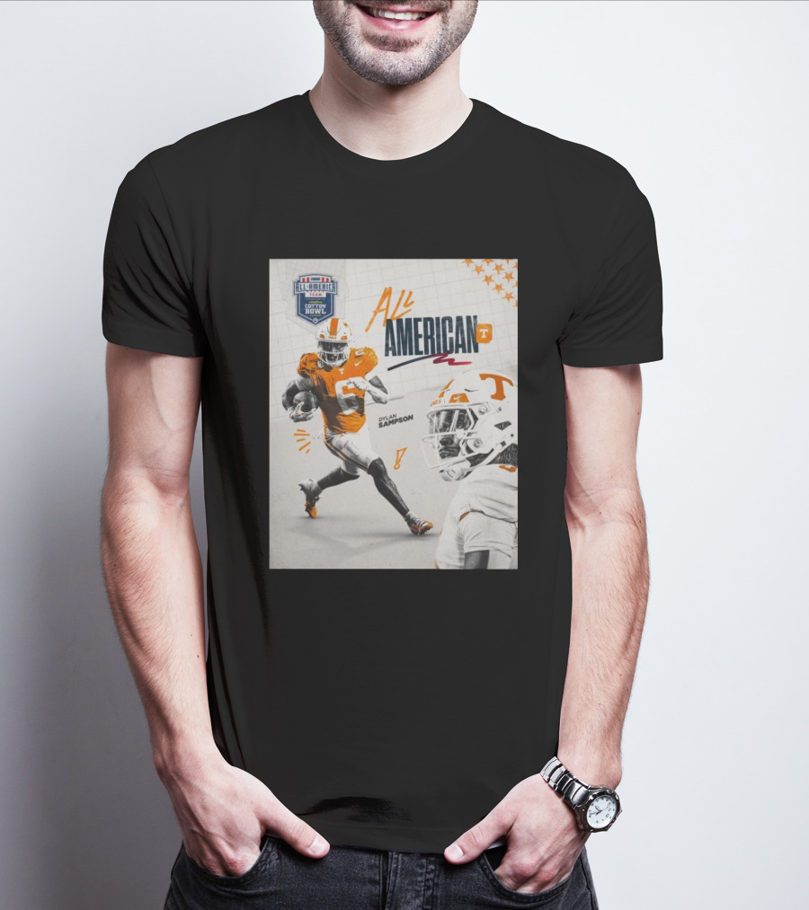 Tennessee Vols Dylan Sampson All-American Cotton Bowl T-Shirt
