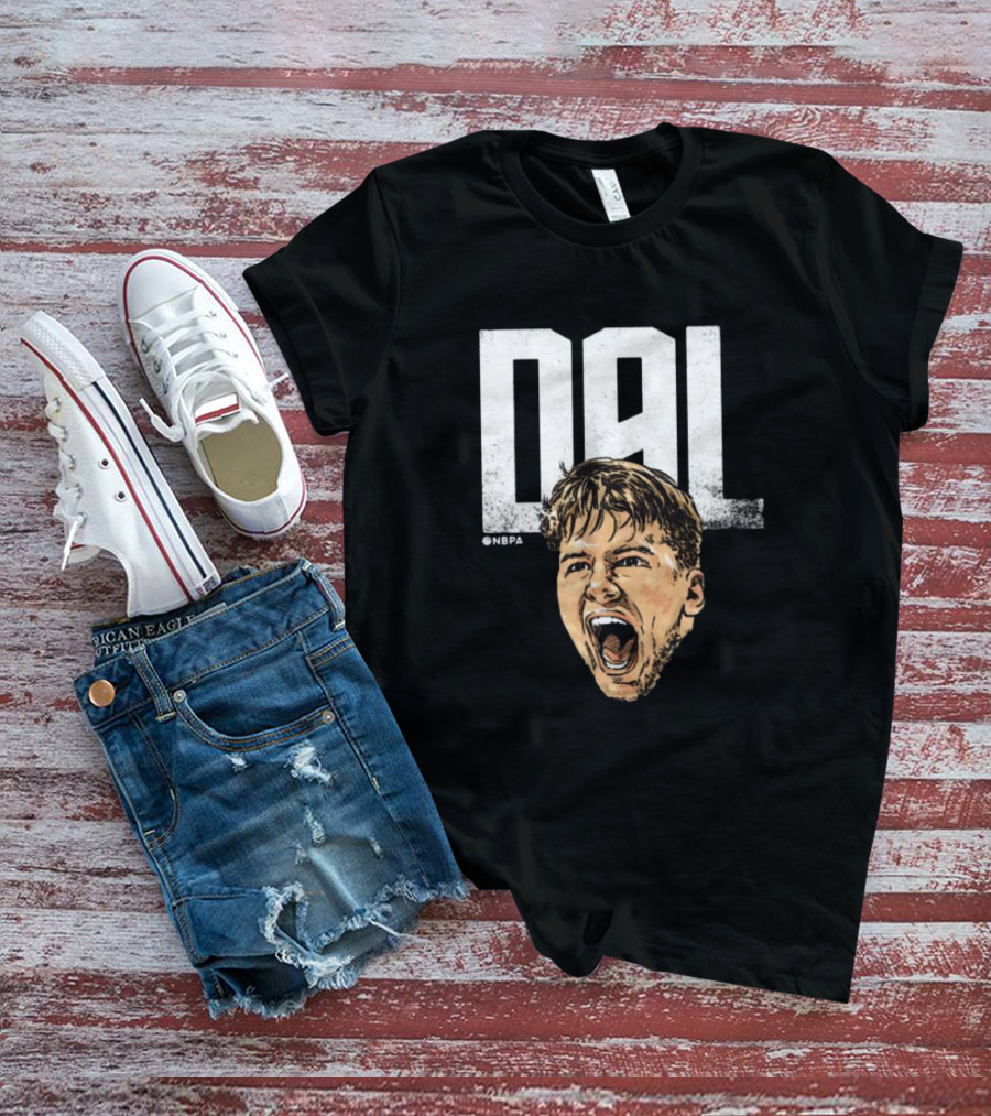 Luka Doncic DAL Dallas Mavericks NBPA Abbreviation Signature T-Shirt