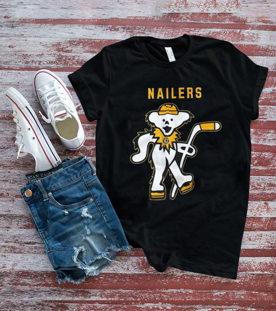 Wheeling Nailers Grateful Dead Night 2025 Happy Time Hockey Event T-Shirt