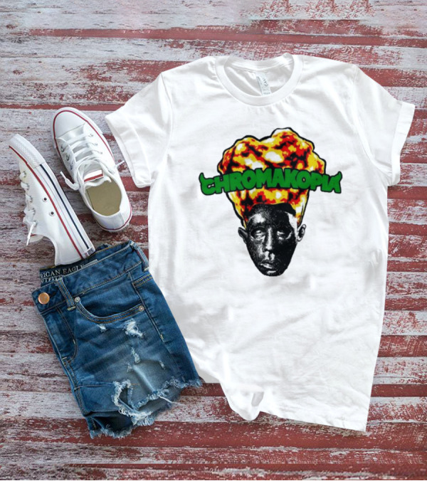 Feliciathegoat Chromakopia Fire Face With Flaming Hair T-Shirt