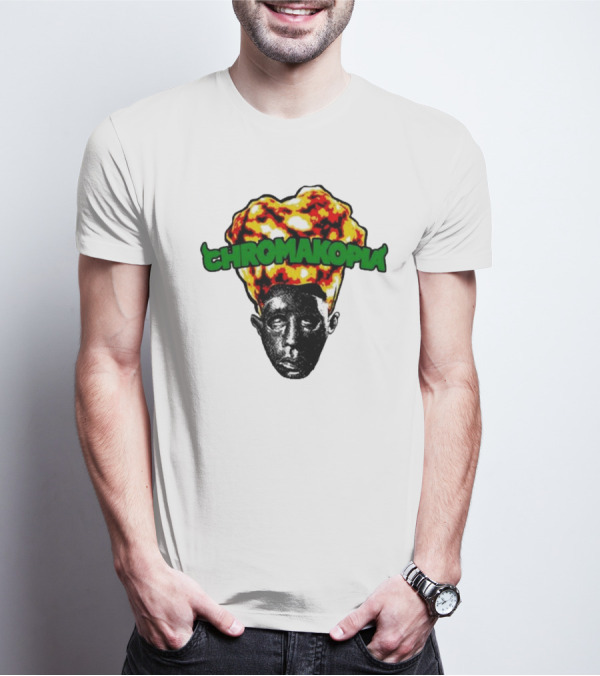 Feliciathegoat Chromakopia Fire Face With Flaming Hair T-Shirt