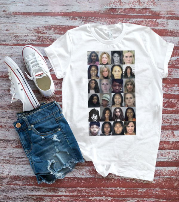 Karen Huger Real Housewives Mugshot Wall Of Fame Photos T-Shirt