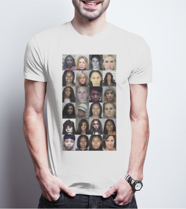 Karen Huger Real Housewives Mugshot Wall Of Fame Photos T-Shirt