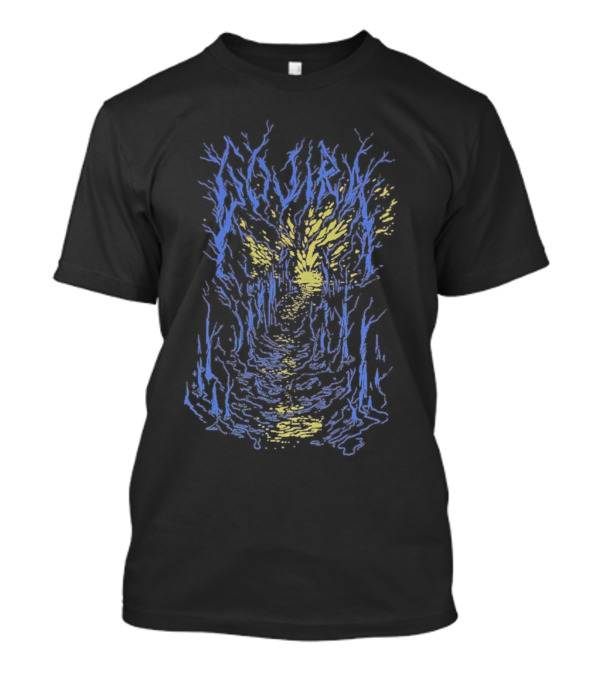 Gojira Store Blue Yellow Forest Path T-Shirt