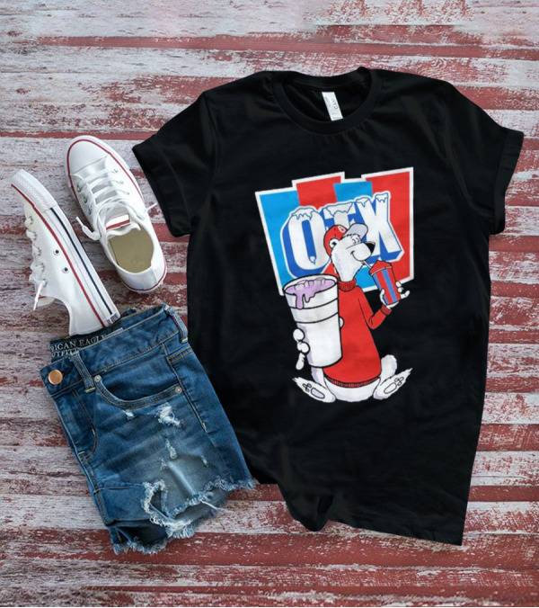 Otx Boyz So Icee Polar Bear Double Cup Red Blue White T-Shirt