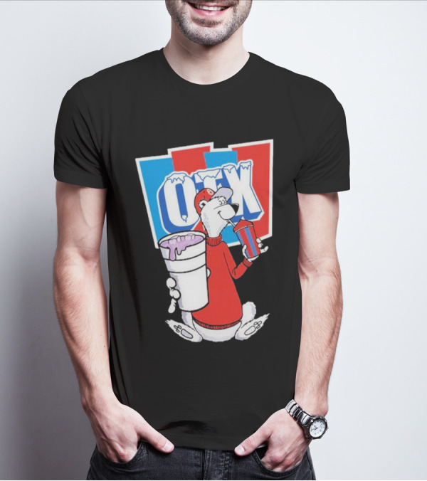 Otx Boyz So Icee Polar Bear Double Cup Red Blue White T-Shirt
