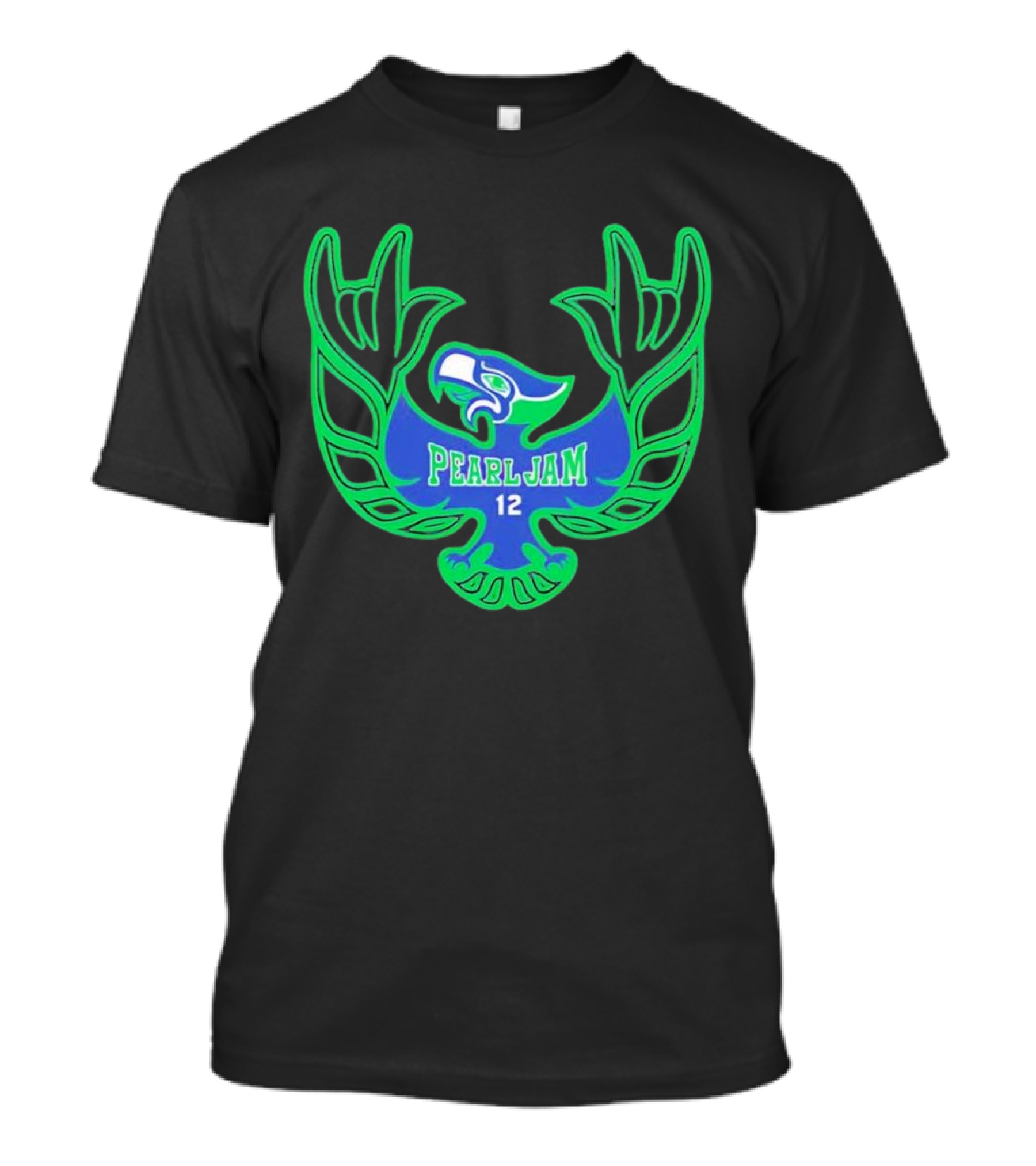Pearl Jam 12 Seahawks Fan Emblem T-Shirt