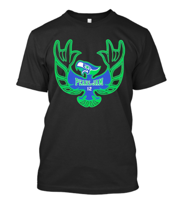 Pearl Jam 12 Seahawks Fan Emblem T-Shirt