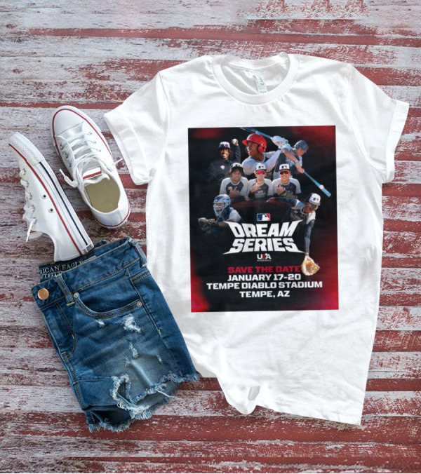 MLB USA Baseball Dream Series January 17-20 Tempe Diablo Stadium Tempe AZ T-Shirt