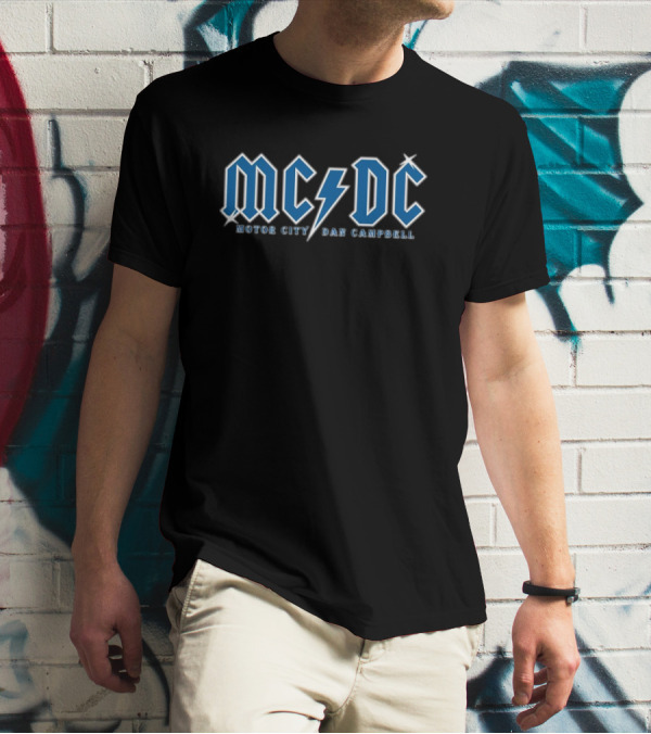 MCDC Motor City Dan Campbell Detroit Lions Iconic T-Shirt
