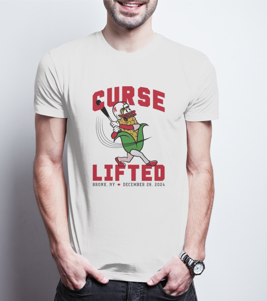 Curse Lifted Nebraska Cornhuskers Bronx NY December 28 T-Shirt