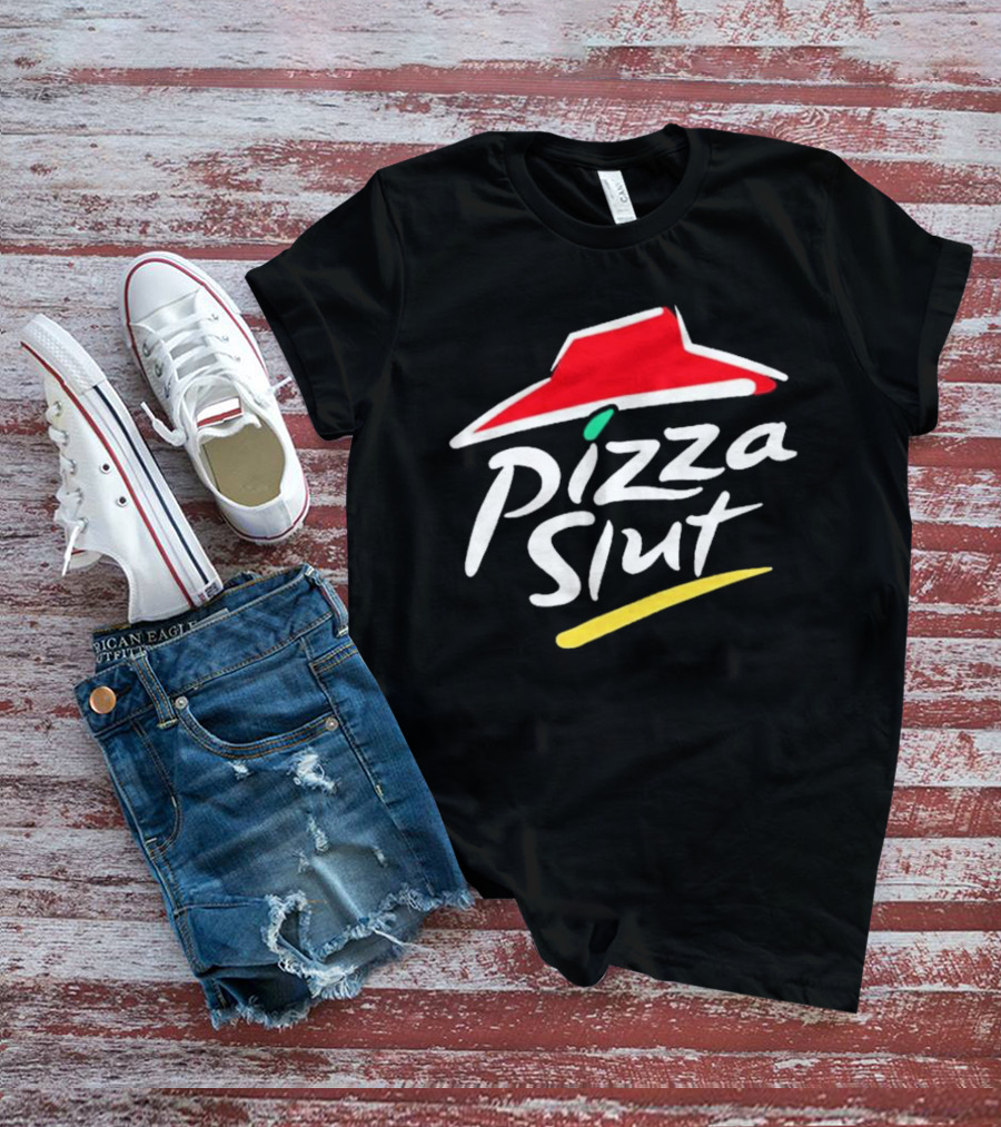 Vintage Pizza Slut Parody Pizza Hut T-Shirt