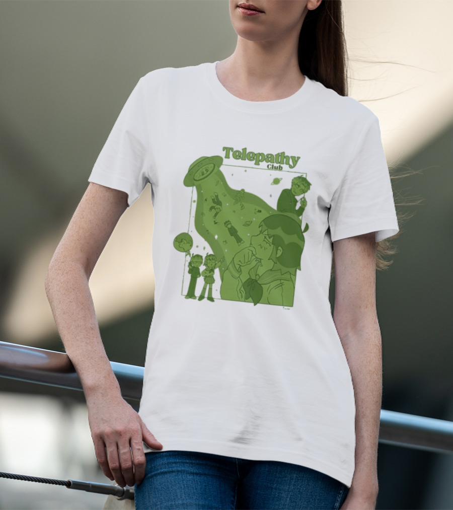 Mob Psycho 100 Telepathy Club UFO Encounter Scene T-Shirt