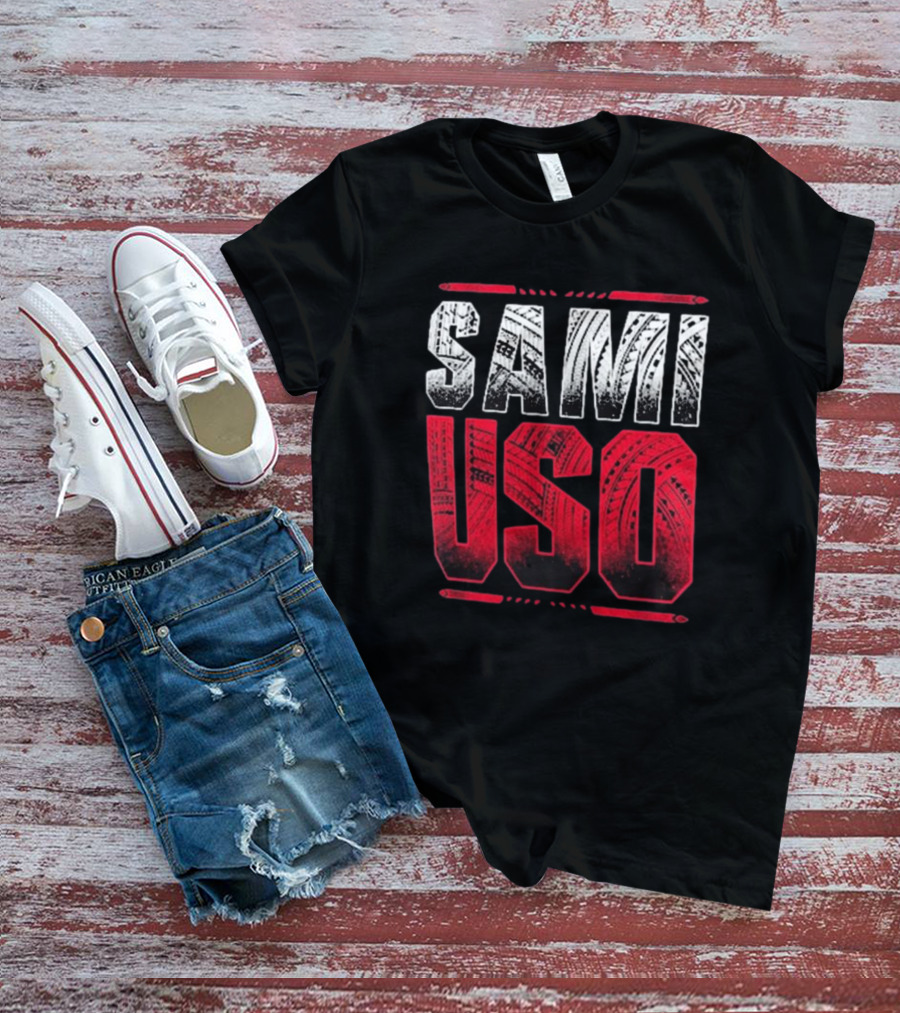 Sami Zayn Sami Uso WWE Roman Reigns Bloodline Tribal T-Shirt