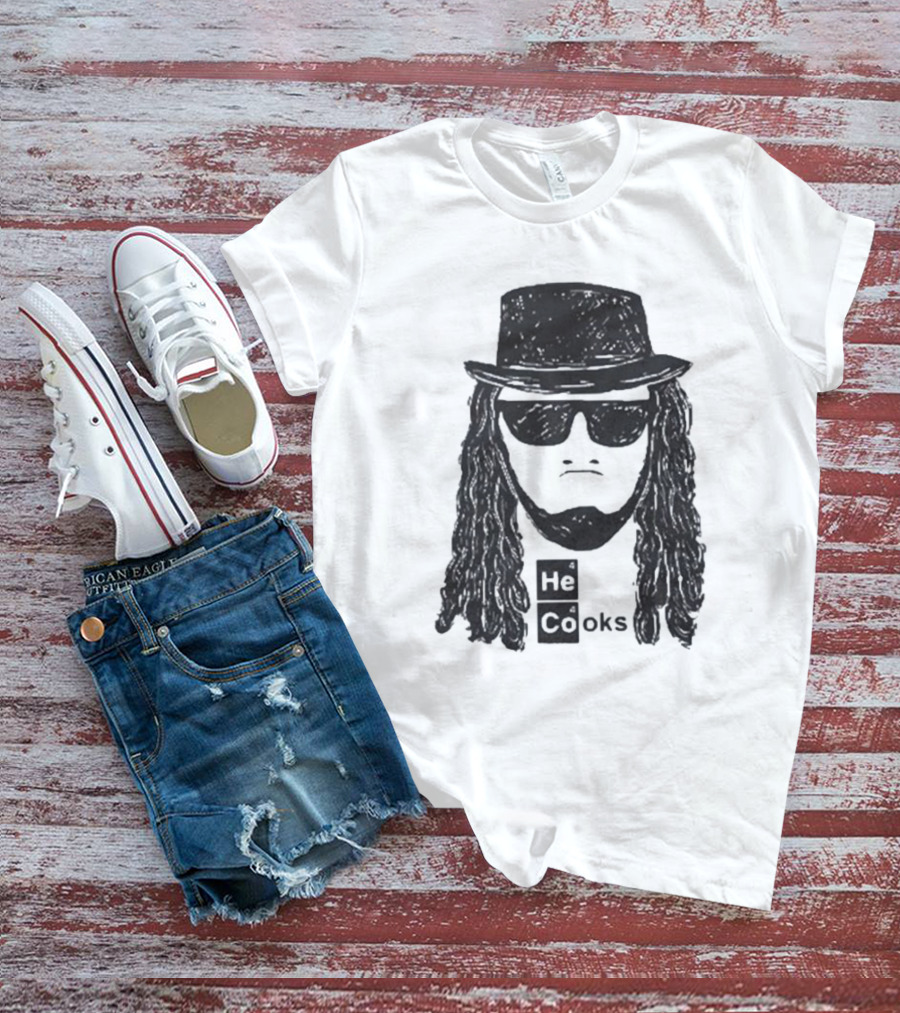 James Cook He Cooks Breaking Bad Parody With Funny Science Twist T-Shirt