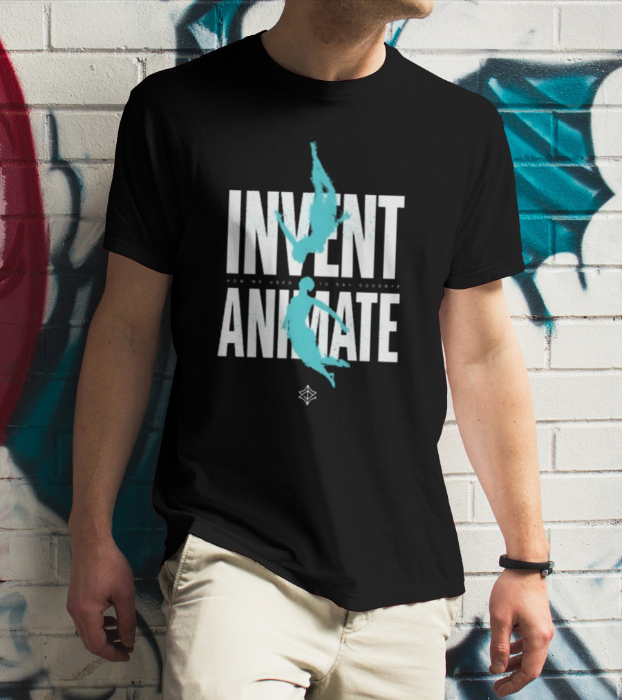 Invent Animate How We Used To Say Goodbye Falling Figures T-Shirt