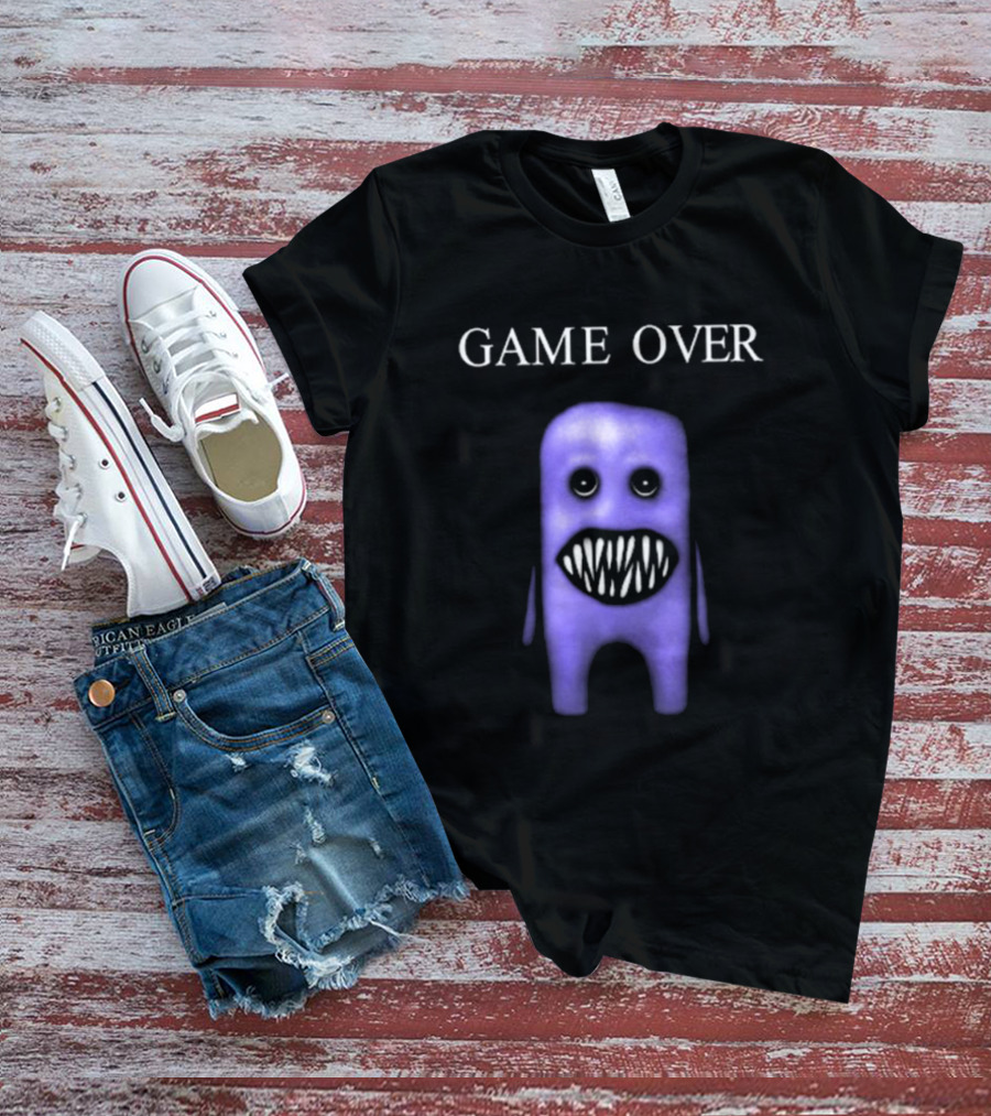 GAME OVER Fuwatti Aooni Purple Monster T-Shirt