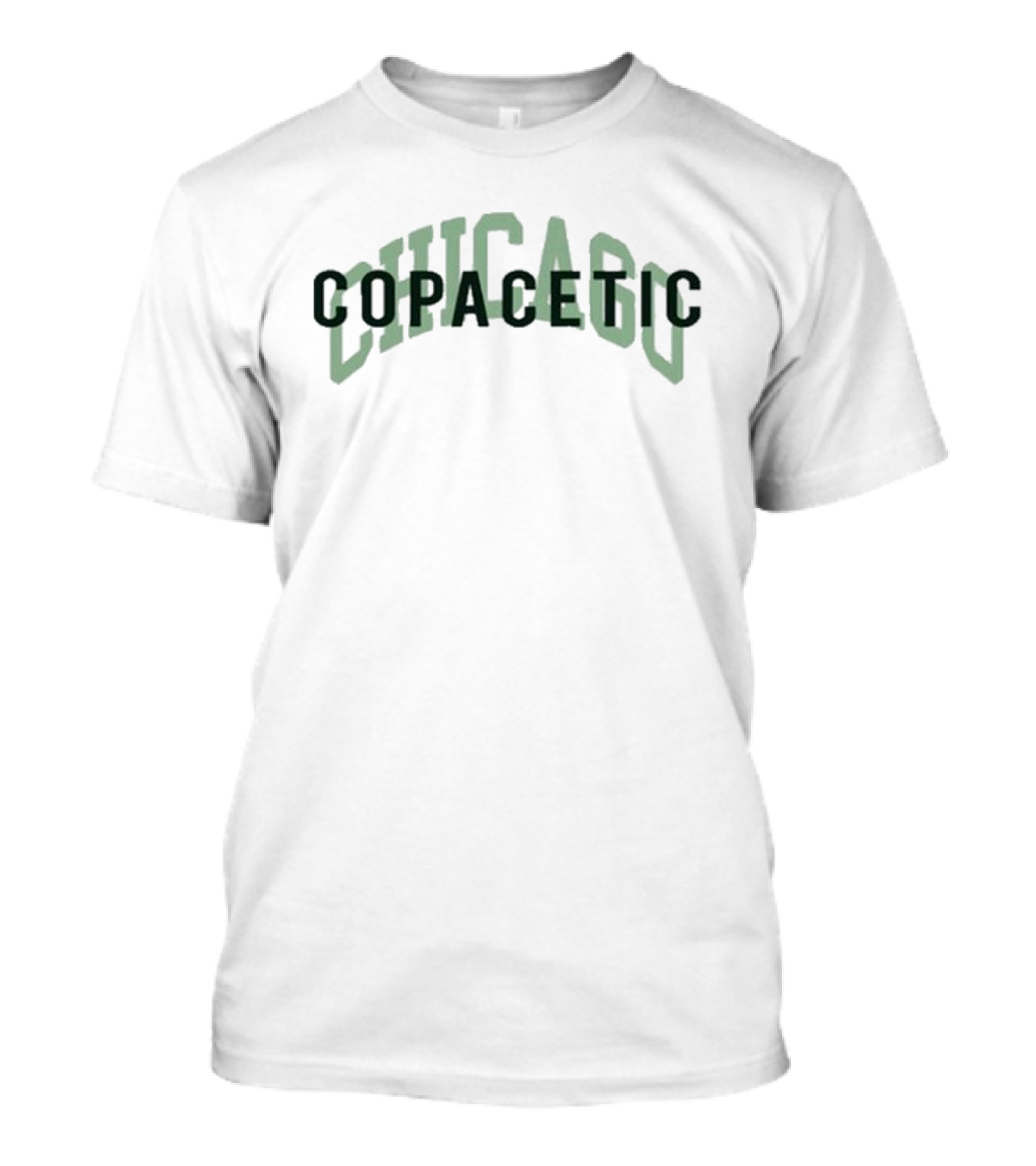Copacetic Chicago Retro Style Arch Text T-Shirt