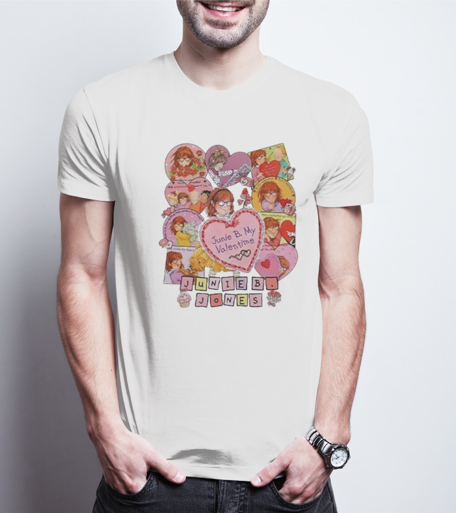 Junie B Jones My Valentine Love Hearts And Adventures T-Shirt