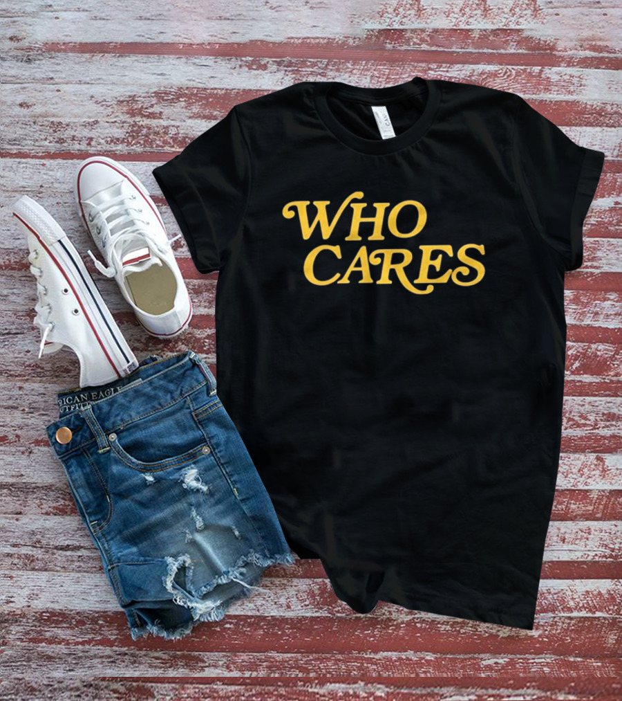 Who Cares Tucker Kraft Green Bay Packers NFL T-Shirt