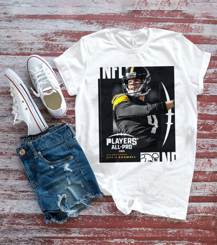 Pittsburgh Steelers NFLPA Players' All-Pro Kicker Chris Boswell T-Shirt