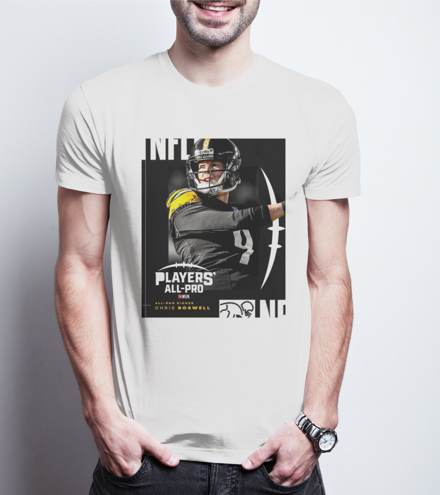 Pittsburgh Steelers NFLPA Players' All-Pro Kicker Chris Boswell T-Shirt
