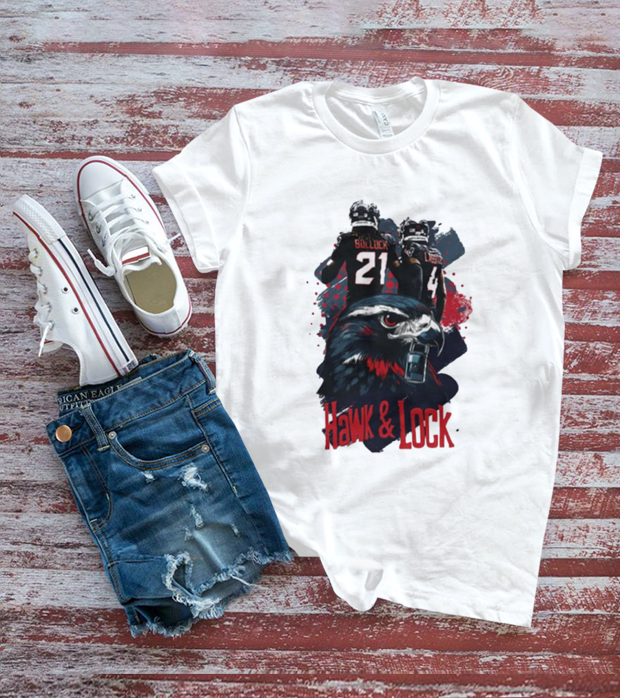 Hawk And Lock Calen Bullock Kamari Lassiter Houston Texans NFL T-Shirt