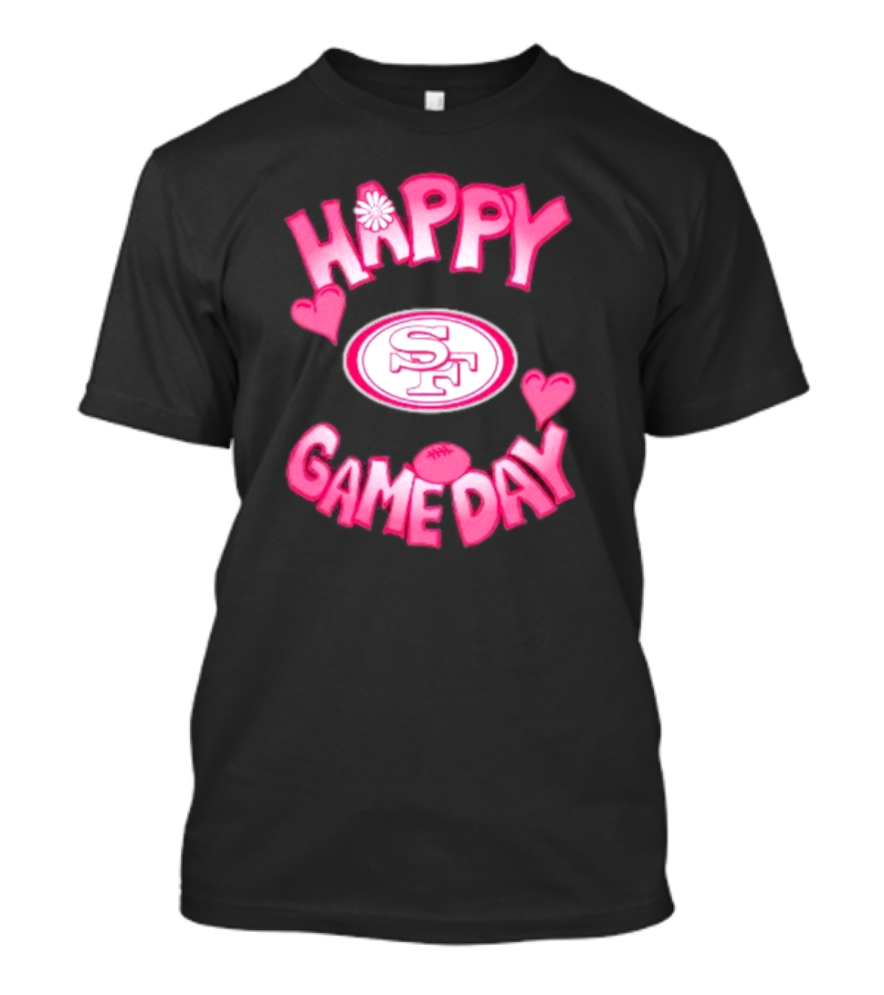 San Francisco 49ers Happy Gameday Valentine's Day 2025 T-Shirt