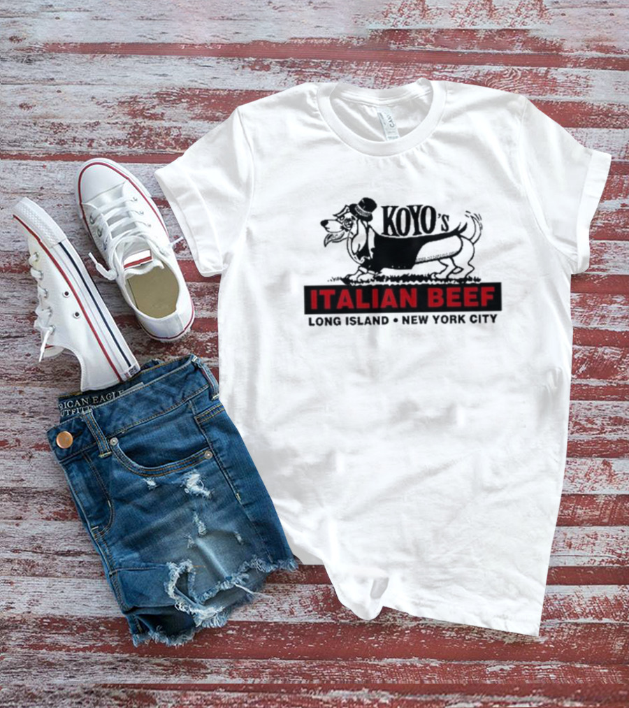 Koyo's Italian Beef Long Island New York City Dog T-Shirt