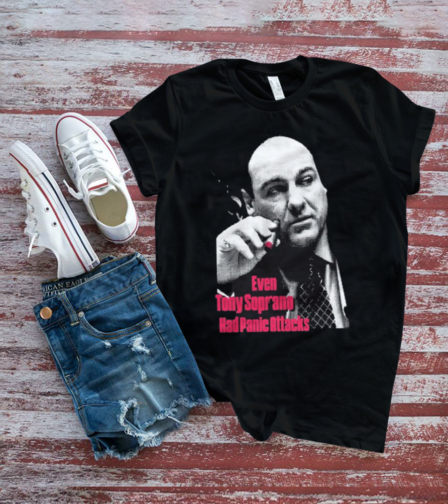 Even Tony Soprano Had Panic Attacks Iconic Image T-Shirt