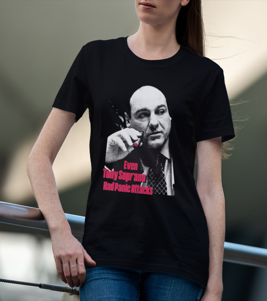 Even Tony Soprano Had Panic Attacks Iconic Image T-Shirt