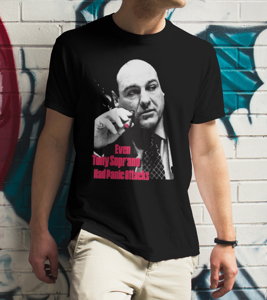 Even Tony Soprano Had Panic Attacks Iconic Image T-Shirt