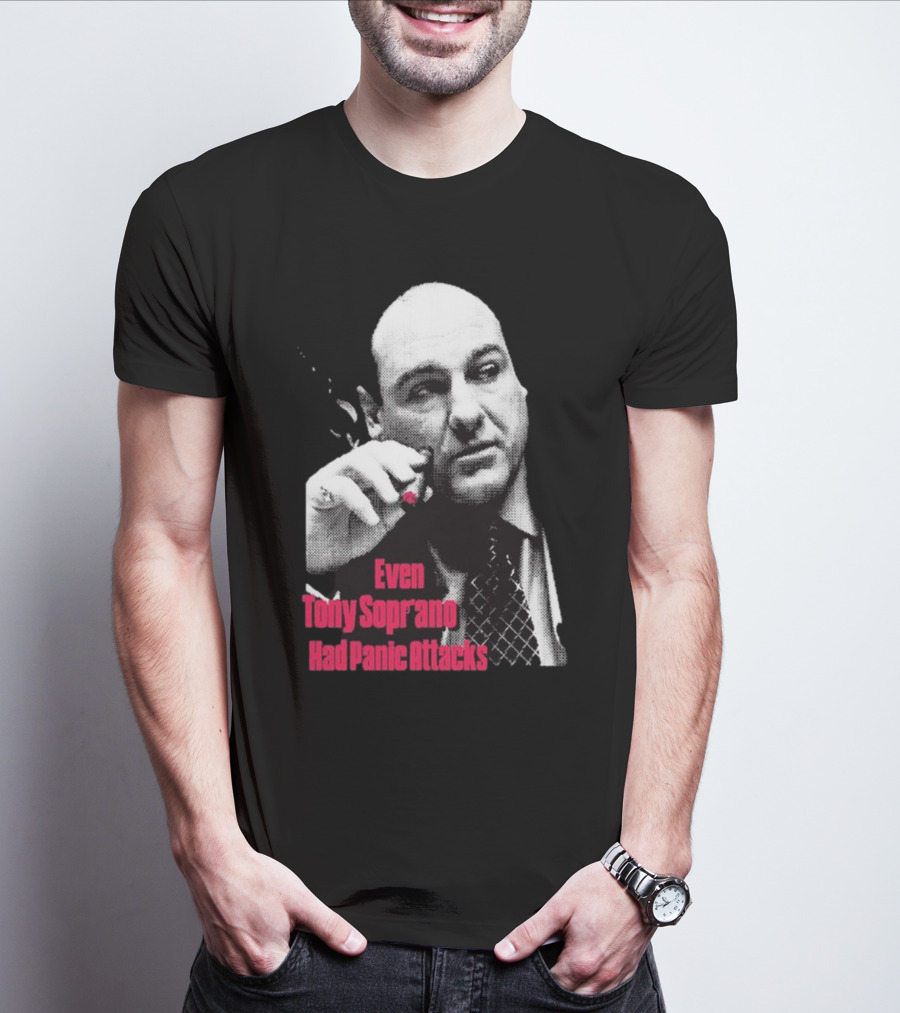 Even Tony Soprano Had Panic Attacks Iconic Image T-Shirt