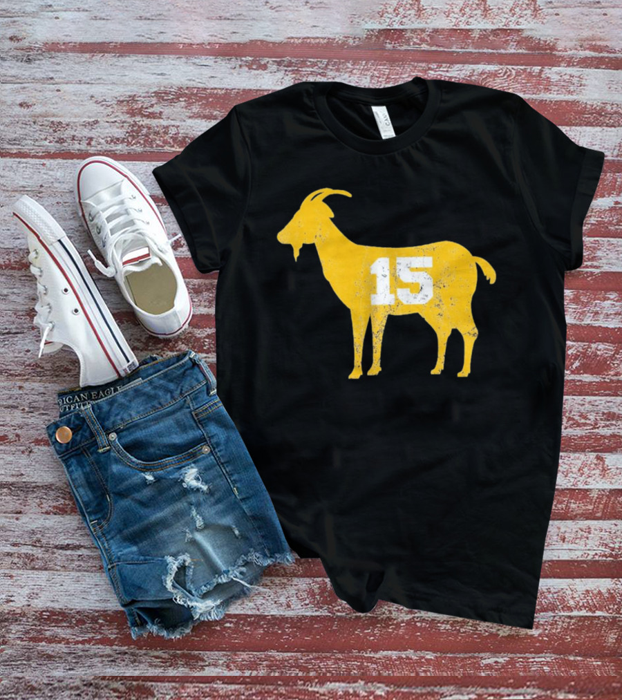 Goat 15 Yellow Silhouette Toddler Fine Jersey T-Shirt