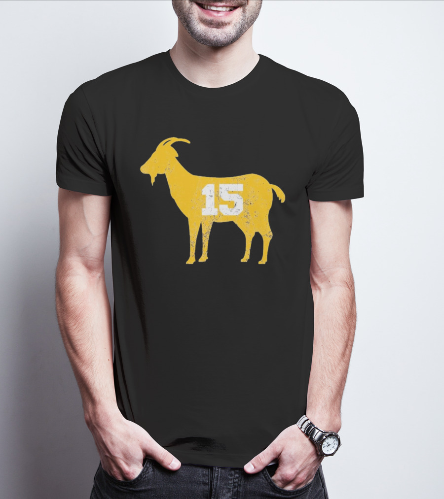 Goat 15 Yellow Silhouette Toddler Fine Jersey T-Shirt